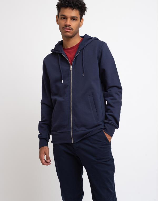 By Garment Makers The Organic Hoodie Navy Blazer S