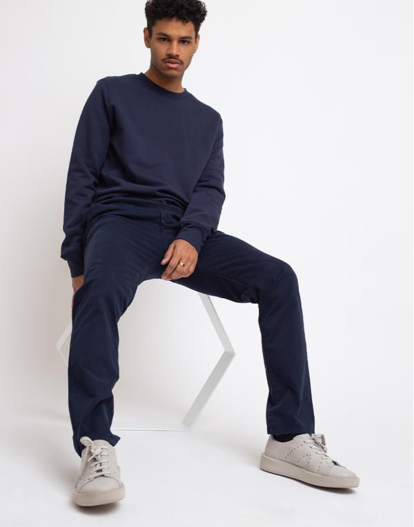 By Garment Makers The Organic Chino Pants Navy Blazer W33/L32