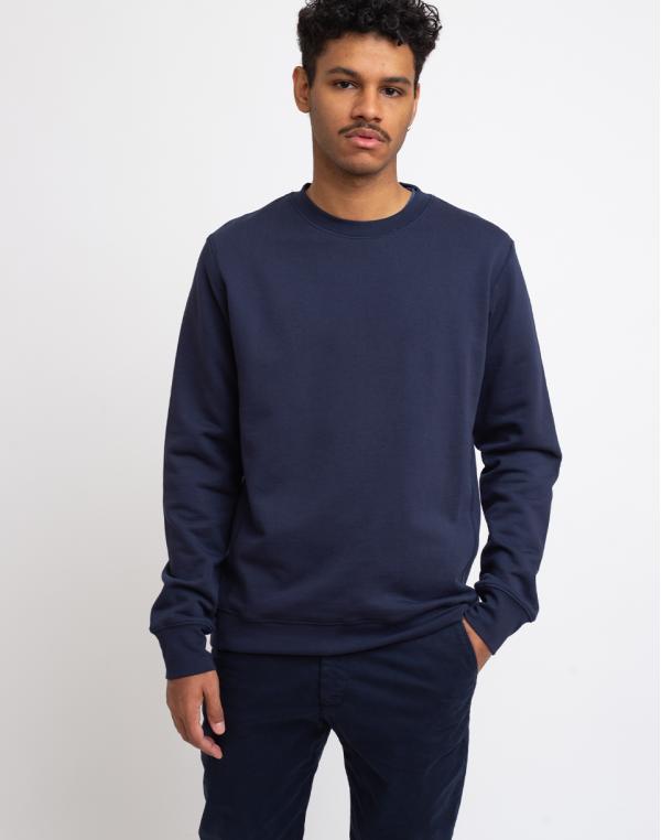 By Garment Makers The Organic Sweatshirt Navy Blazer S