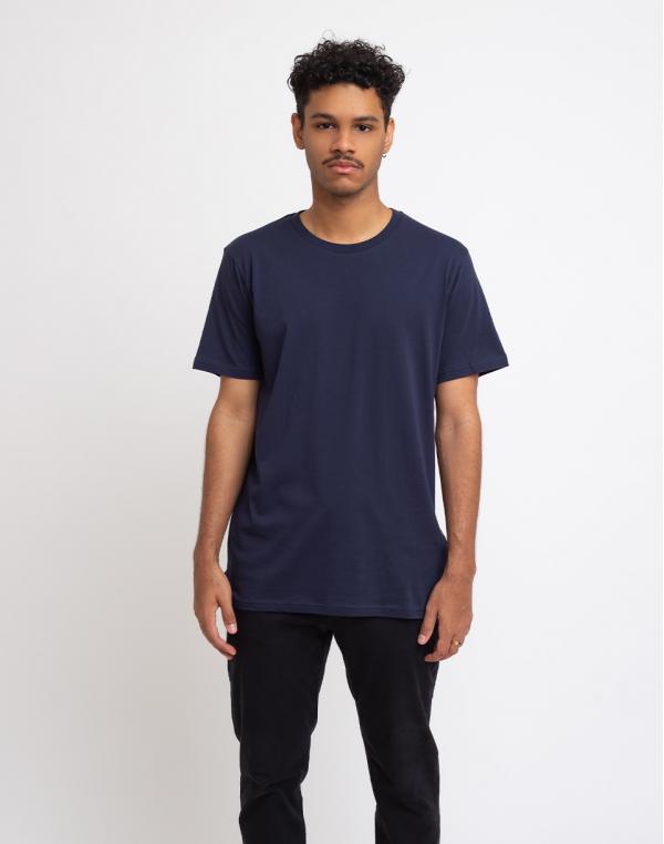 By Garment Makers The Organic Tee Navy Blazer S