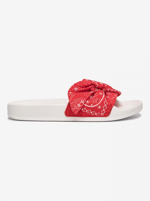 June Bandana Pantofle Levi's® Červená