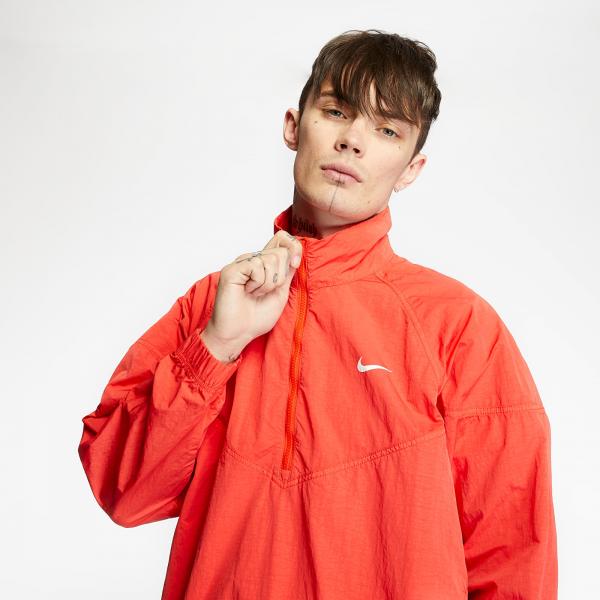 Nike x Stüssy Windrunner Jacket Habanero Red