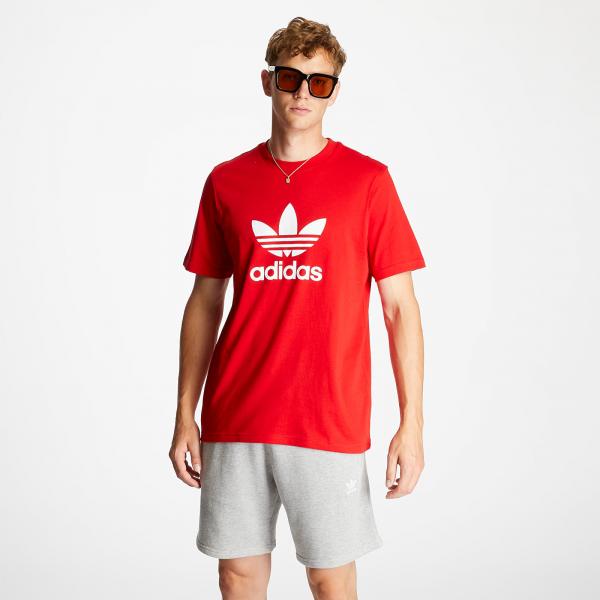 adidas Trefoil Tee Red