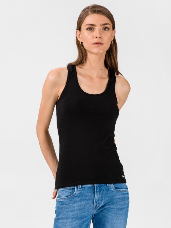 Vanaya Tílko Pepe Jeans Černá