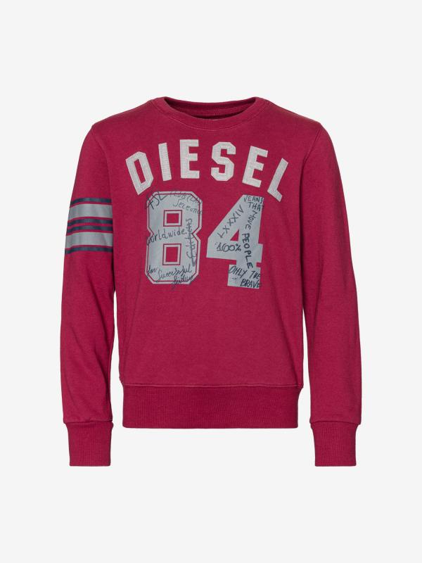 Mikina Diesel SOLER SUITS Růžová