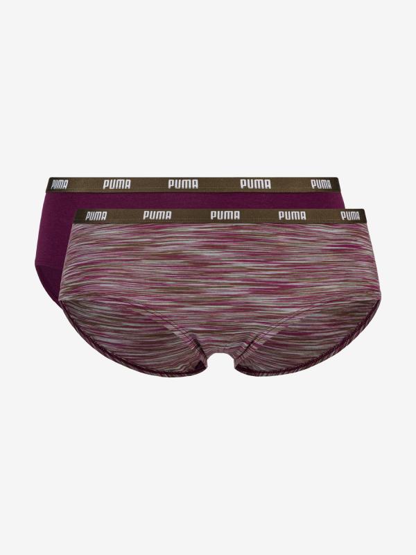 Kalhotky Puma Puma Space Dye Hipster 2P Barevná