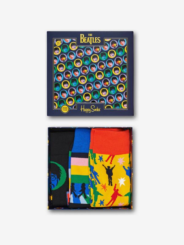 Ponožky Happy Socks Beatles Gift Box 3 pack Barevná