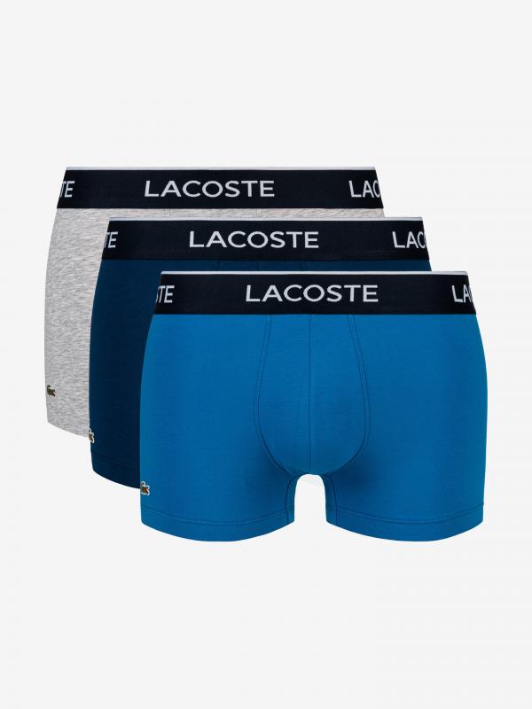 Boxerky 3 ks Lacoste Modrá