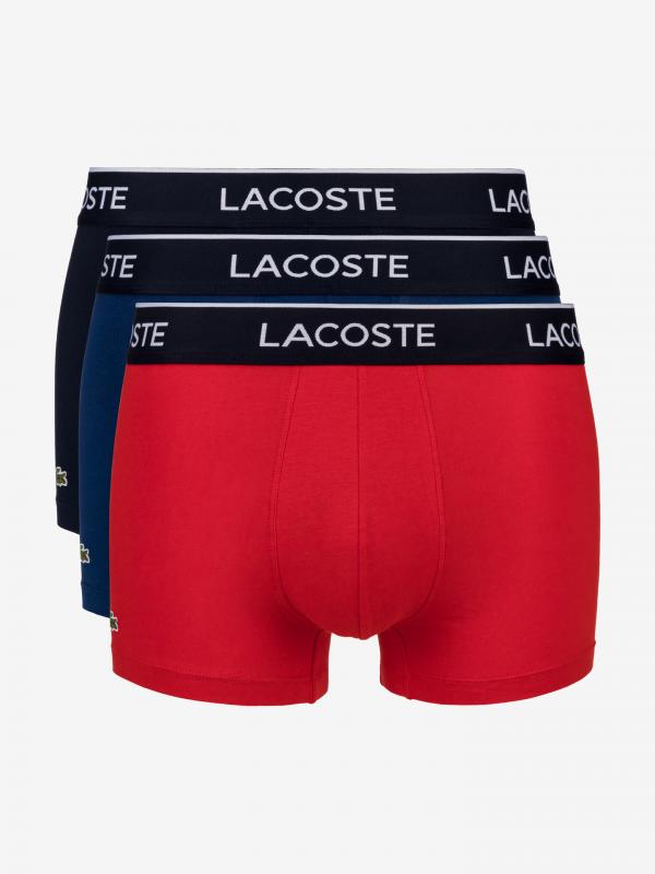 Boxerky 3 ks Lacoste Modrá