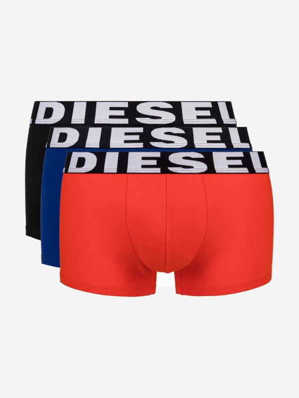 Boxerky 3 ks Diesel Černá