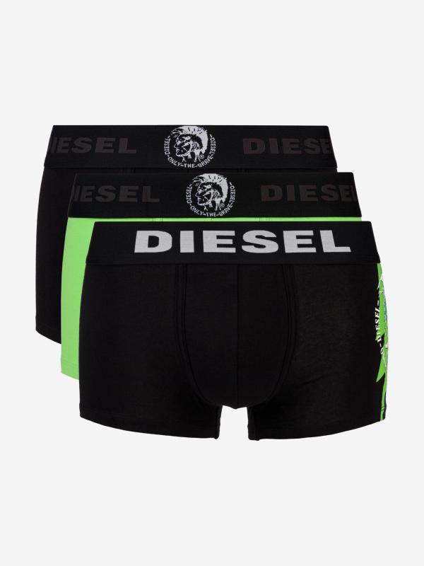 Boxerky 3 ks Diesel Černá