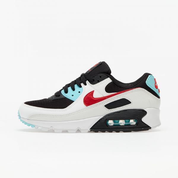 Nike Wmns Air Max 90 Summit White/ Chile Red-Bleached Aqua