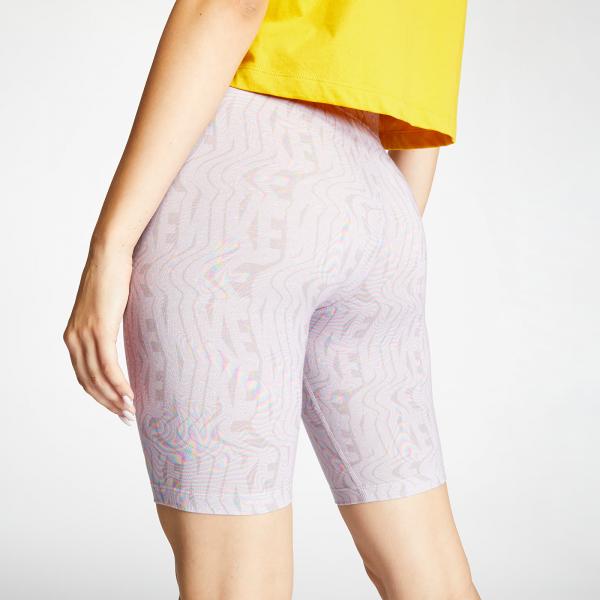 Nike Sportswear Festival AOP Bike Shorts Iced Lilac/ Digital Pink