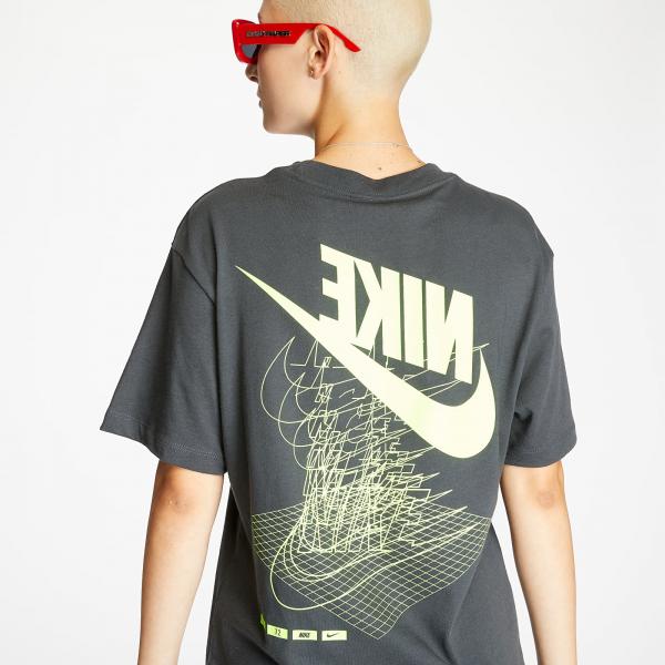 Nike Sportswear Festival Dress Dk Smoke Grey/ Volt