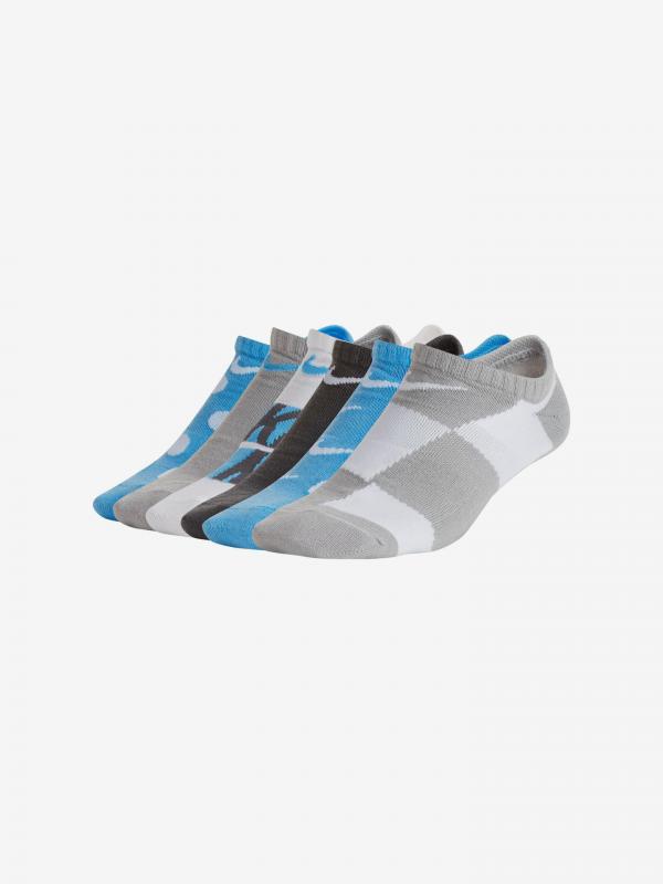 Everyday Ponožky 6 párů dětské Nike Bílá