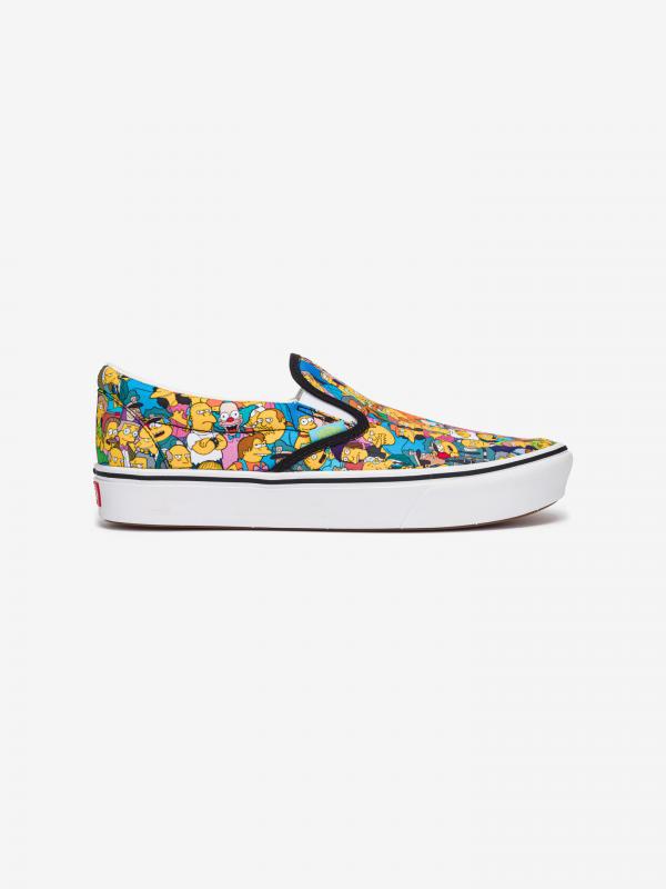 The Simpsons Comfycush Springfield Slip On Vans Barevná
