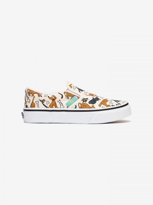 The Simpsons Family Pets Classic Slip On dětské Vans Béžová