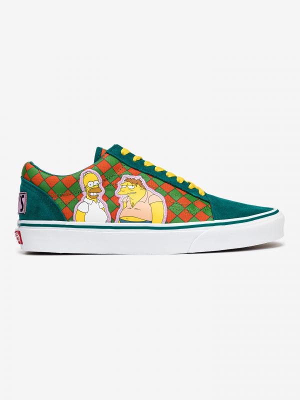 The Simpsons Old Skool Moe's Tenisky Vans Zelená