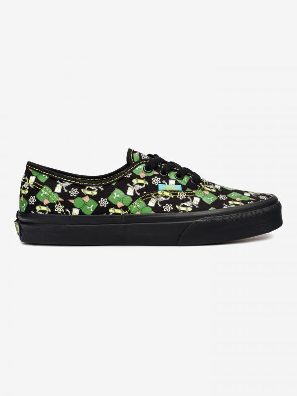 The Simpsons Glow Bart Authentic Tenisky dětské Vans Černá