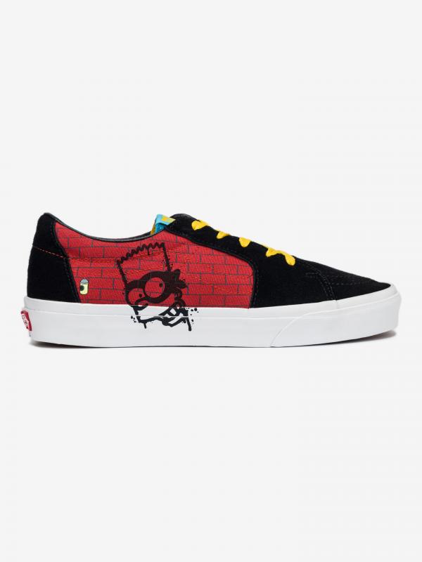 The Simpsons Sk8-Low El Barto Tenisky Vans Černá