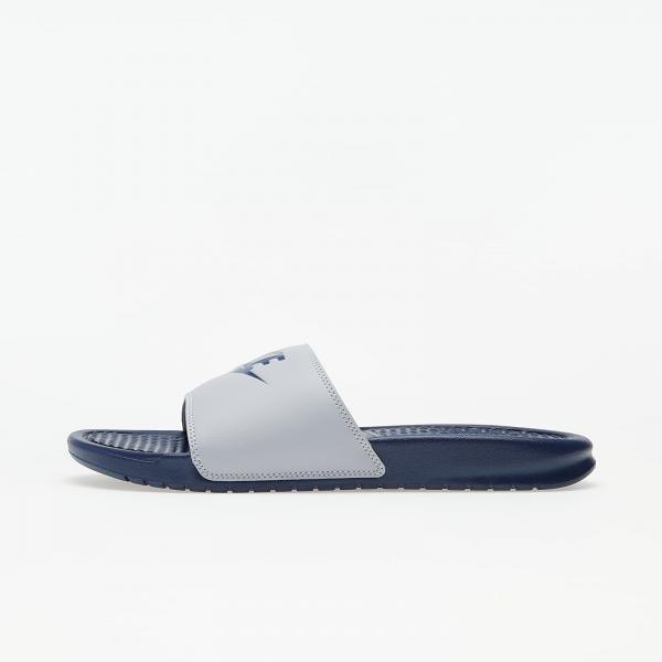 Nike Benassi JDI Wolf Grey/ Midnight Navy