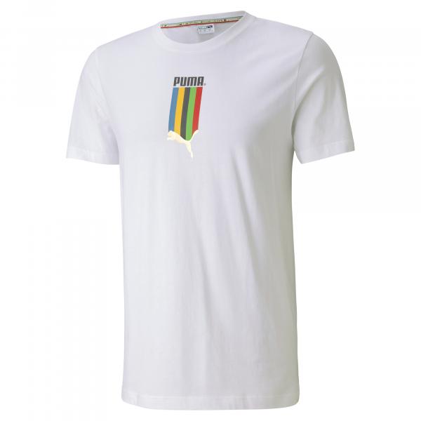 Puma TFS Graphic Tee Puma White/ Gold
