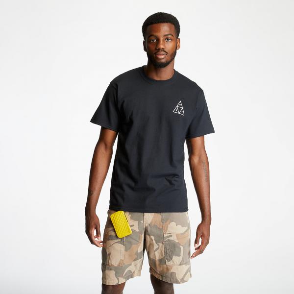 HUF Essentials Triple Triangle Tee Black