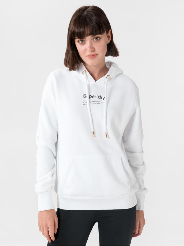 Minimal Flagship Entry Mikina SuperDry Bílá
