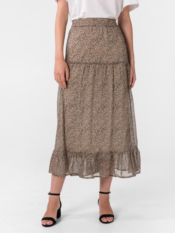 Kay Ancle Sukně Vero Moda Hnědá