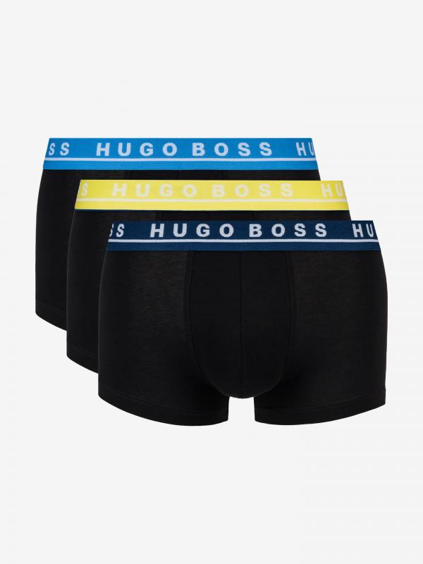 Boxerky 3 ks BOSS Černá
