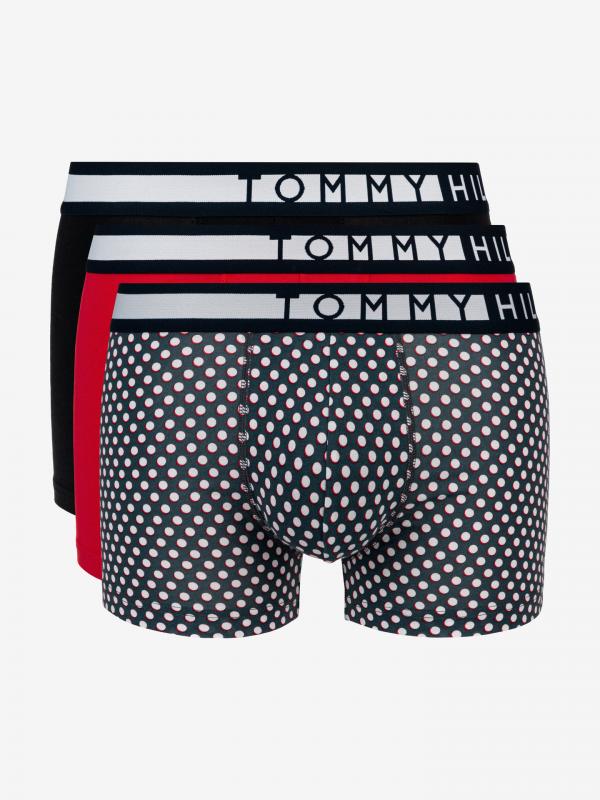 Boxerky 3 ks Tommy Hilfiger Černá