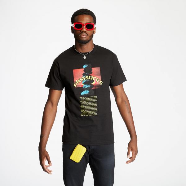 PLEASURES Stoner Tee Black