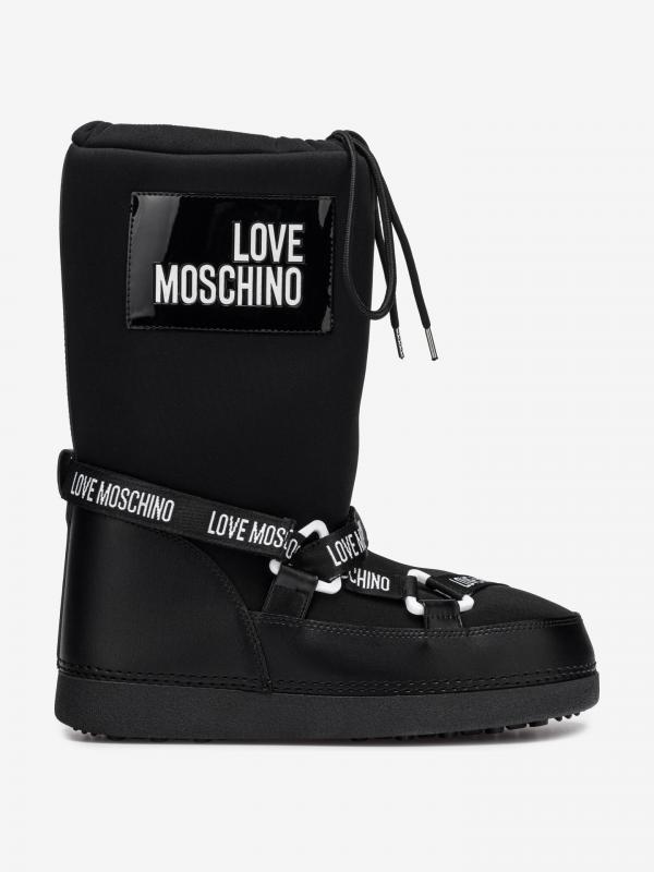 Sněhule Love Moschino Černá