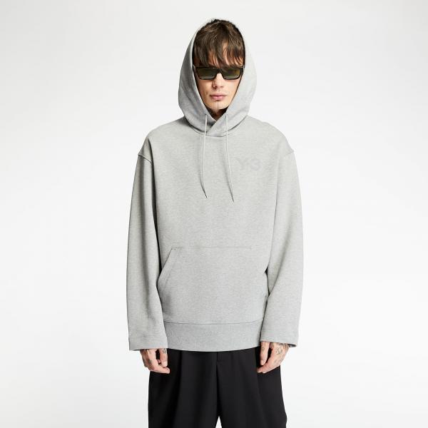 Y-3 Classic Chest Logo Hoodie Medium Grey Heather