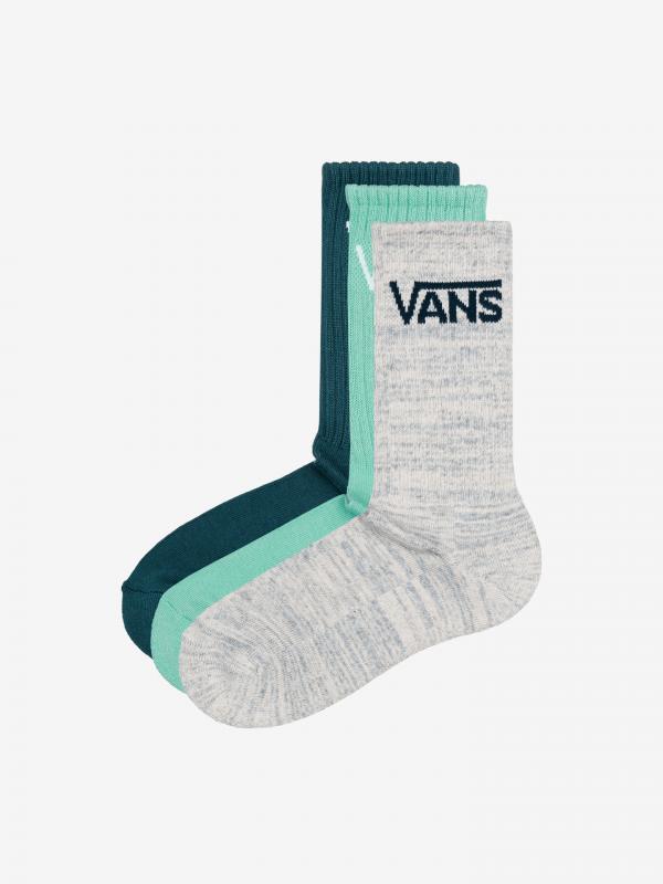 Ponožky 3 páry Vans Zelená