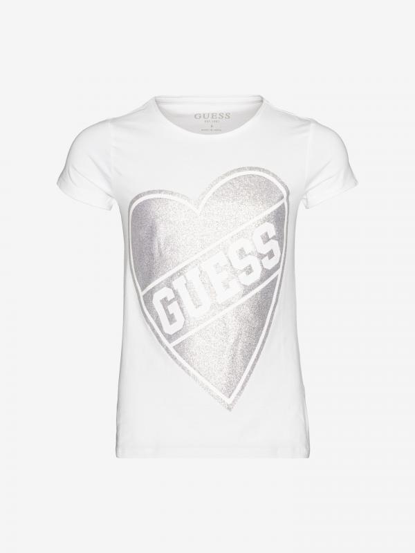 Triko dětské Guess Bílá