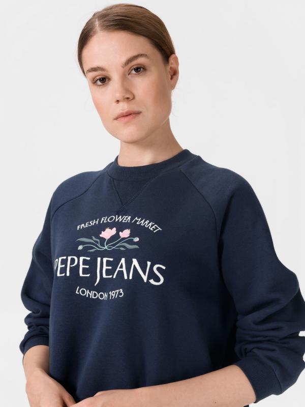 Bindy Mikina Pepe Jeans Modrá