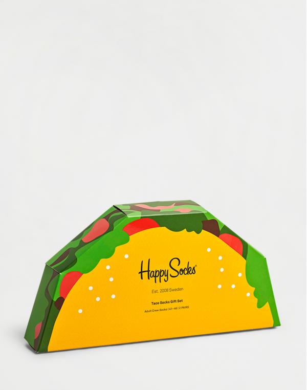 Happy Socks 2-Pack Tacos Gift Set XTAC02-6500 41-46