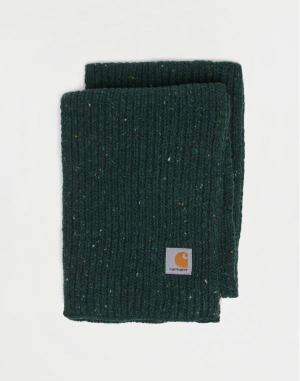Carhartt WIP Anglistic Plain Scarf Bottle Green Heather