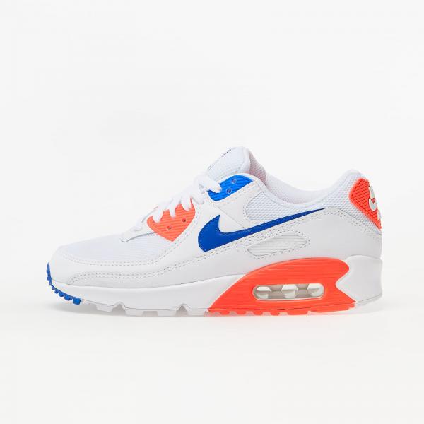 Nike W Air Max 90 White/ Racer Blue-Flash Crimson