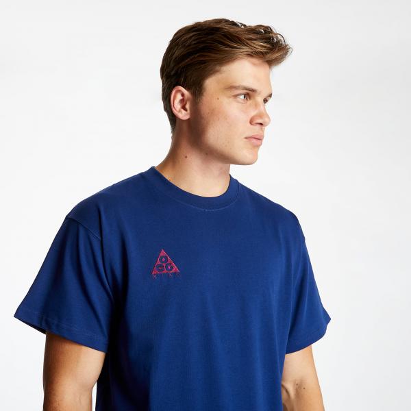 Nike ACG Logo Tee Blue Void/ Dark Beetroot