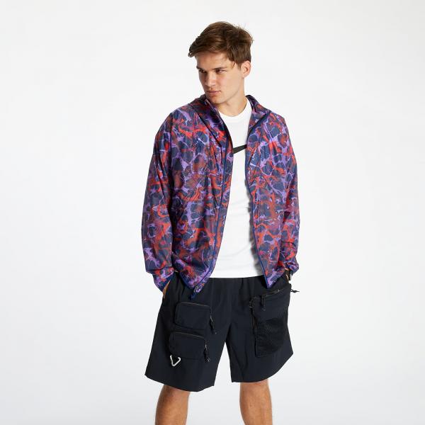 Nike ACG NRG Lightweight AOP Jacket Blue Void/ Habanero Red