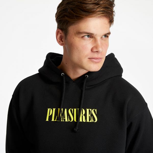 PLEASURES Drugs Help Hoodie Black
