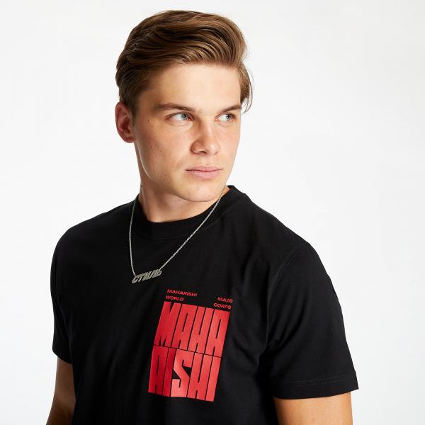 maharishi World Corps Organic Tee Black