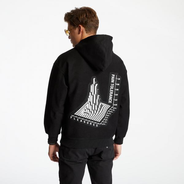 PLEASURES Logic Reverse Terry Hoodie Black