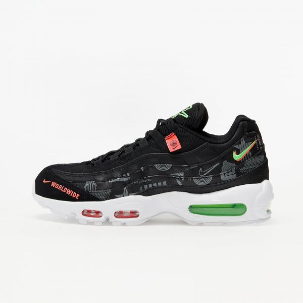 Nike Air Max 95 WW Black/ White-Green Strike-Flash Crimson