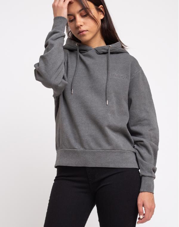Han Kjøbenhavn Bulky Hoodie Dark Grey Logo XS