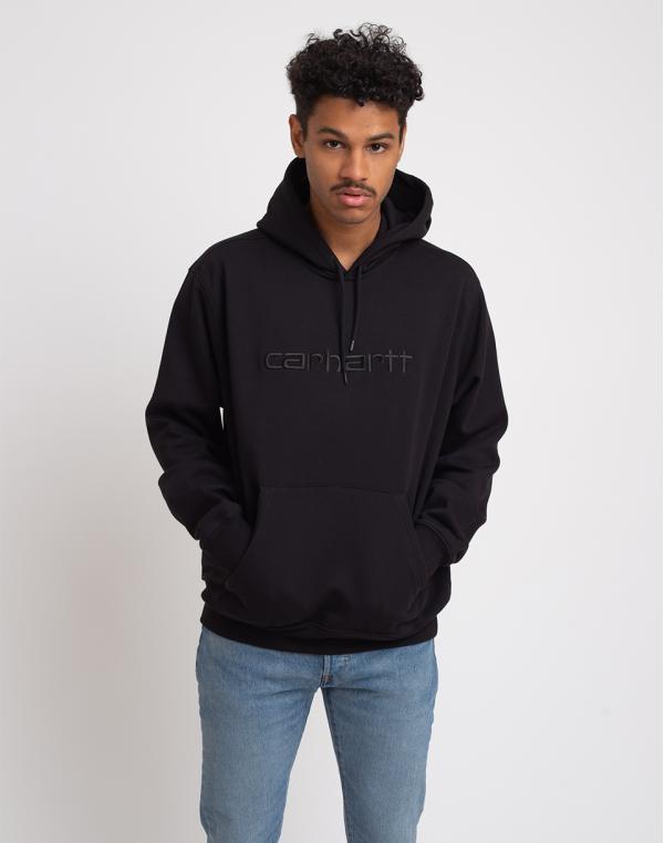 Carhartt WIP Hooded Carhartt Sweat Black/Black M