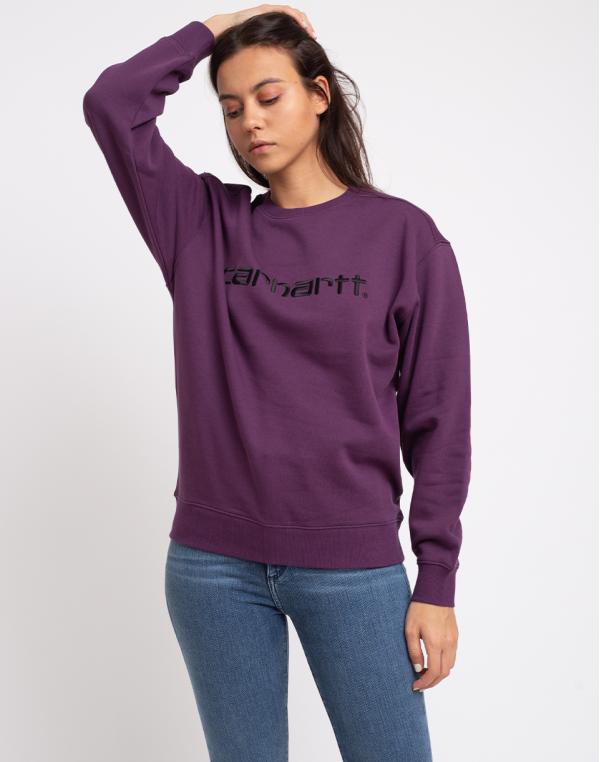 Carhartt WIP W' Carhartt Sweat Boysenberry/Black L