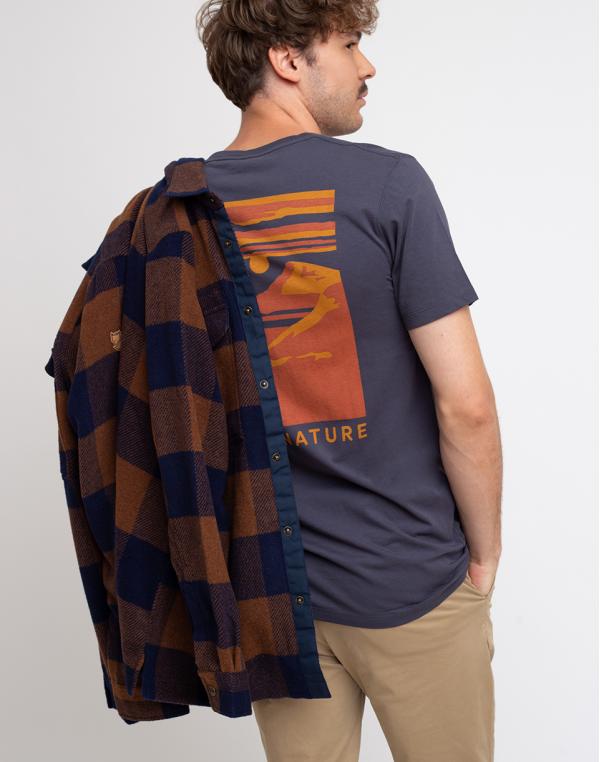 Fjällräven Torneträsk T-shirt M 560 Navy M